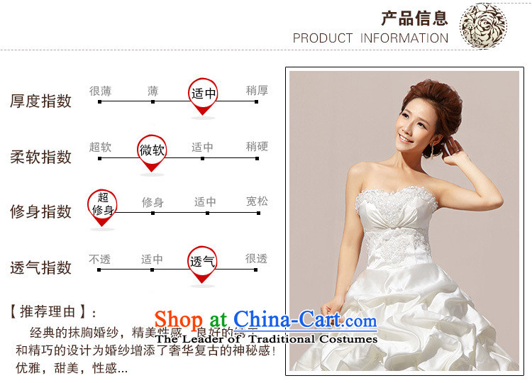 Optimize the new Korean Hong-style alignment with Princess chest bon bon wedding dresses XS7099 m White XL Photo, prices, brand platters! The elections are supplied in the national character of distribution, so action, buy now enjoy more preferential! As soon as possible.