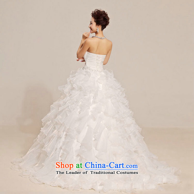 Optimize video sexy anointed chest lace dress crowsfoot Sau San OSCE root yarn bon bon skirt wedding XS7097 White XL, Optimize Hong shopping on the Internet has been pressed.