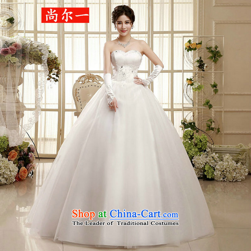 Optimize the new 2015 Hong-wedding dresses and chest to new marriages video thin princess bon bon skirt XS7098 picture color L