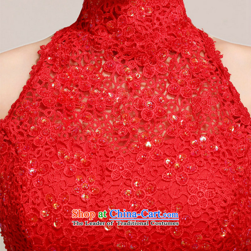 Optimize new Hang History Hong-engraving tread on chip decor elegant sexy back small red XXL, XS7136 dress optimize Hong shopping on the Internet has been pressed.