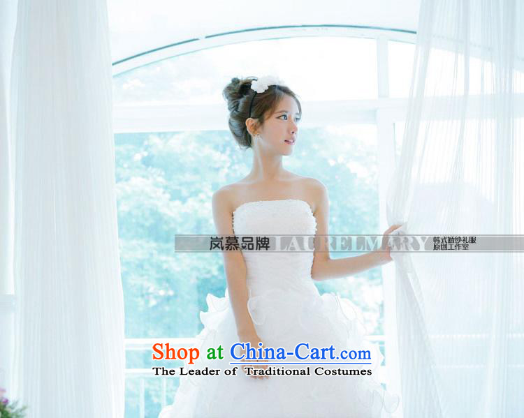 The sponsors of the 2015 New LAURELMARY, Korean lovely princess skirt bon bon skirt Siu-ching newlyweds wedding dresses pure white custom sized (please contact Customer Service) Picture, prices, brand platters! The elections are supplied in the national character of distribution, so action, buy now enjoy more preferential! As soon as possible.