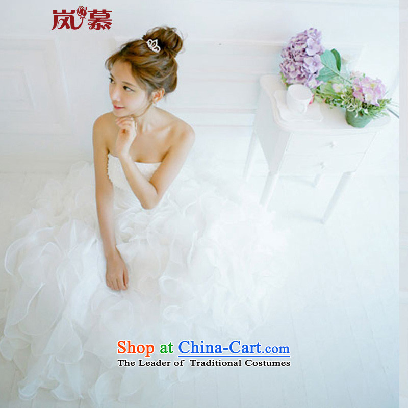 The sponsors of the 2015 New LAURELMARY, Korean lovely princess skirt bon bon skirt Siu-ching newlyweds wedding dresses pure white custom sized (please contact Customer Service), included the , , , shopping on the Internet