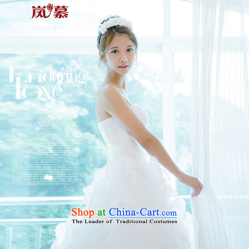 The sponsors of the 2015 New LAURELMARY, Korean lovely princess skirt bon bon skirt Siu-ching newlyweds wedding dresses pure white custom sized (please contact Customer Service), included the , , , shopping on the Internet