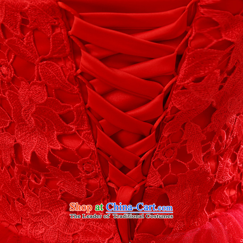 No new 2015 bride embroidery lace red wedding lace Princess Sau San video thin wedding red size does not allow for tailor-made, embroidered bride shopping on the Internet has been pressed.