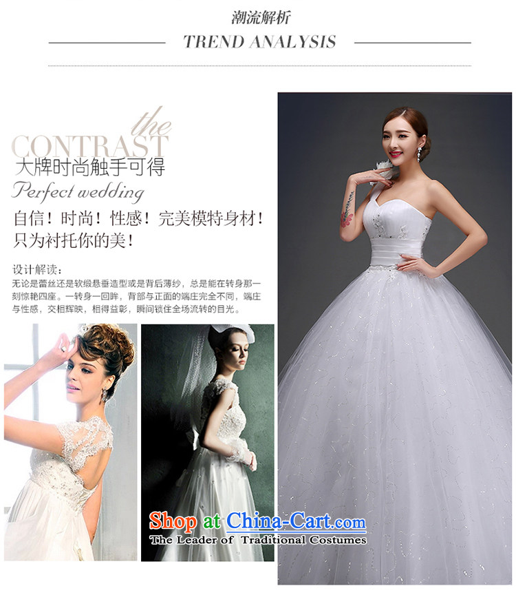 Embroidered brides is shoulder wedding dresses 2015 new Korean sweet flowers Beveled Shoulder graphics thin diamond jewelry wedding dress out bon bon yarn white made does not allow for pictures, prices, brand platters! The elections are supplied in the national character of distribution, so action, buy now enjoy more preferential! As soon as possible.