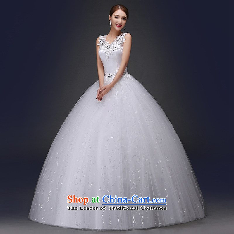 The word is embroidered bride package shoulder marriage wedding dresses new 2015 engraving lace Korean retro strap white tailor-made, embroidered bride shopping on the Internet has been pressed.