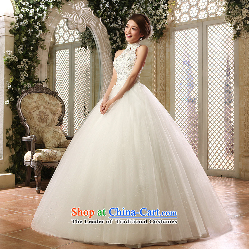 No new 2015 bride embroidered Korean sweet lace princess also wedding Align hook to bind with wedding white tailor-made does not allow, embroidered bride shopping on the Internet has been pressed.