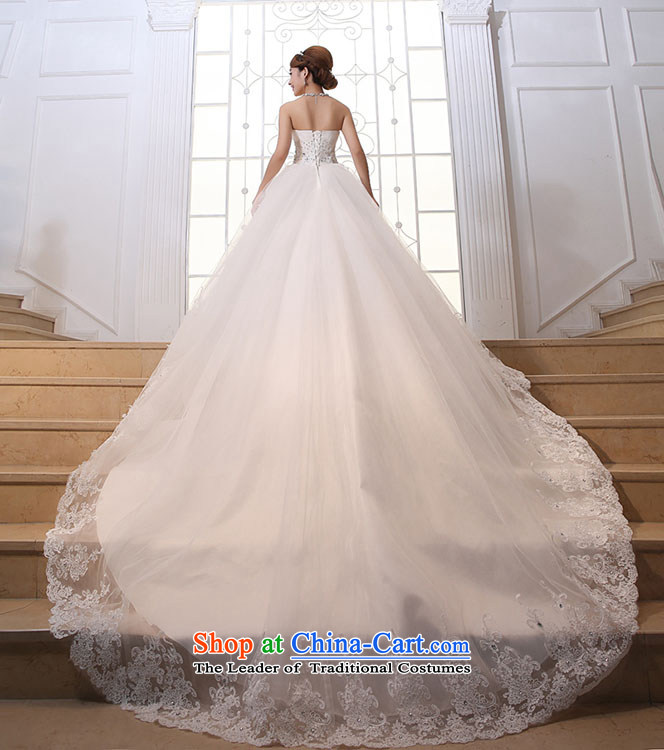 No new 2015 bride embroidery lace anointed chest Korean Princess large tail wedding wedding dress white streak to picture, prices, brand platters! The elections are supplied in the national character of distribution, so action, buy now enjoy more preferential! As soon as possible.