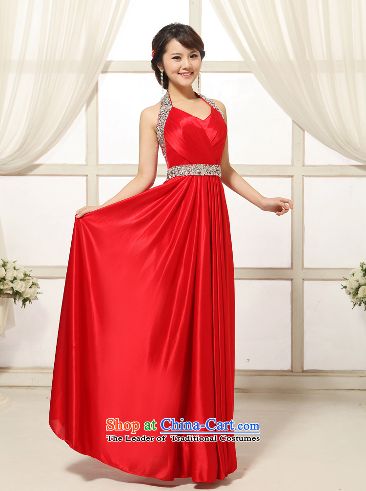 Elegant red wall studs on-chip beads also long large bride wedding dress bows services banquet evening dresses RED M picture, prices, brand platters! The elections are supplied in the national character of distribution, so action, buy now enjoy more preferential! As soon as possible.