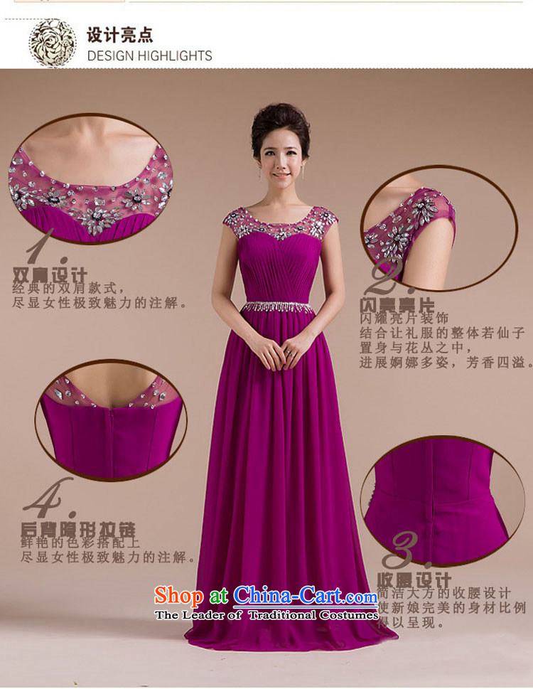 Yet the new 8D color optimize Word classic shoulder dress fine sexy luxury retro evening dresses XS7141 PURPLE XL Photo, prices, brand platters! The elections are supplied in the national character of distribution, so action, buy now enjoy more preferential! As soon as possible.