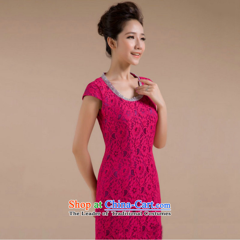 Optimize Multimedia silk is a new stylish round-neck collar body pattern is a minimalist XS7123 small dresses Sau San red colored silk, L, yet optimized shopping on the Internet has been pressed.