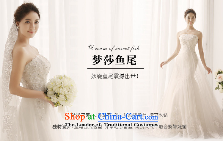 2015 new MTF Princess Mary Magdalene Chest straps wedding satin lace long tail crowsfoot diamond retro Korean s1389 wedding tail 100cm 173-L picture, prices, brand platters! The elections are supplied in the national character of distribution, so action, buy now enjoy more preferential! As soon as possible.