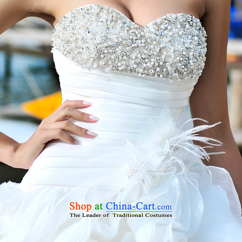 2015 Full Chamber Fong new concept real Venice MTF anointed chest winter bride dream anointed chest tail wedding S21450 80 cm tail 165-L, full Chamber Fong shopping on the Internet has been pressed.