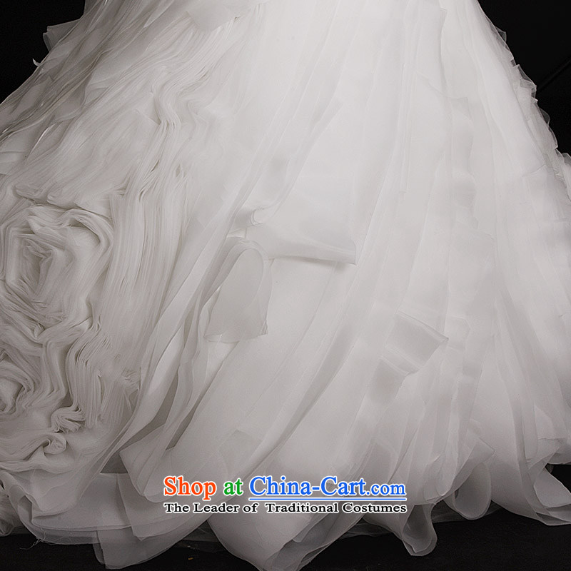 Full Chamber Fang 2015 new bride white wedding dresses S21426 shoulder strap V-Neck large tail custom luxury 80 cm tail 173-S, full Chamber Fong shopping on the Internet has been pressed.