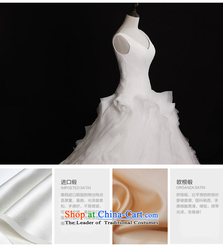 Full Chamber Fang 2015 new bride white wedding dresses S21426 shoulder strap V-Neck large tail custom luxury 80 cm tail 173-S picture, prices, brand platters! The elections are supplied in the national character of distribution, so action, buy now enjoy more preferential! As soon as possible.