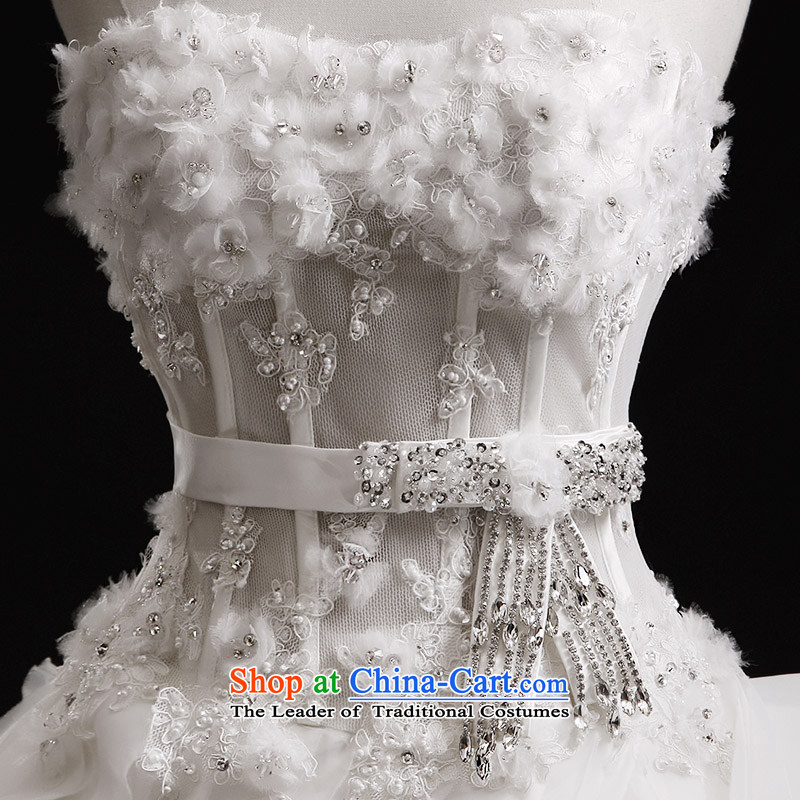 Full Chamber Fang 2015 new bride wedding dresses S21436 anointed chest tail bon bon diamond custom bride wedding 80 cm tail 173-S, full Chamber Fong shopping on the Internet has been pressed.
