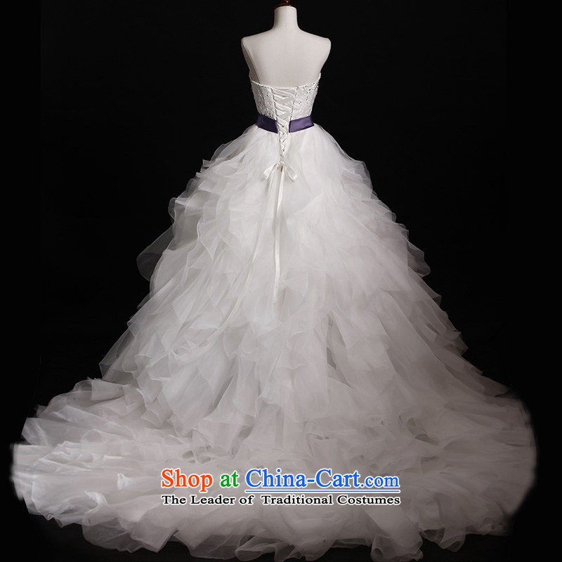 Full Chamber Fang 2015 new wedding dresses and chest tail s660 bon bon bride wedding white winter, lace tail 100cm tailored, full Chamber Fong shopping on the Internet has been pressed.