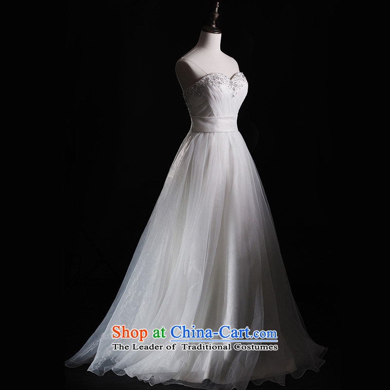 Full Chamber Fang 2015 new bride white wedding dresses S1305 anointed A Swing Simple conventions chest system lace white wedding alignment of the funds from the full Chamber Fong.... 165-M, shopping on the Internet
