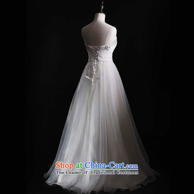 Full Chamber Fang 2015 new bride white wedding dresses S1305 anointed A Swing Simple conventions chest system lace white wedding alignment of the funds from the full Chamber Fong.... 165-M, shopping on the Internet