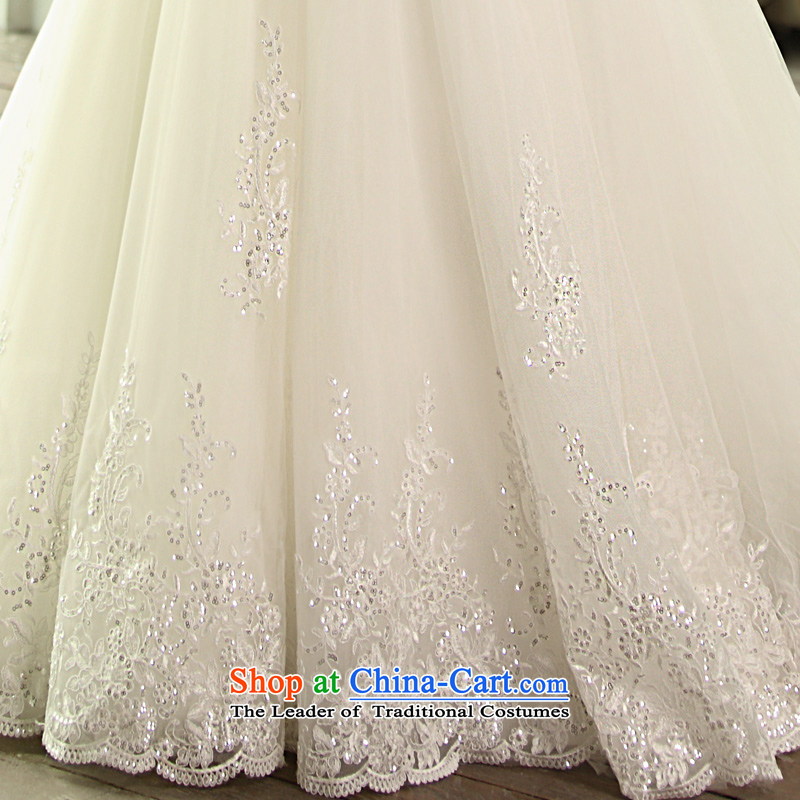 Full Chamber Fang 2015 new wedding dresses S1342 anointed chest lace V-Neck long tail winter bride wedding tail 100cm tailored, full Chamber Fong shopping on the Internet has been pressed.
