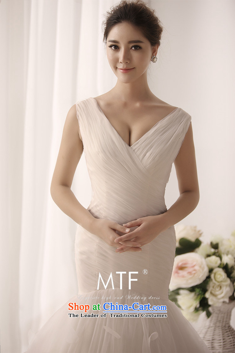 Full Chamber Fang 2015 new crowsfoot bon bon wedding dress shoulder straps, wedding sexy V-Neck S1390 tail 50cm tailored picture, prices, brand platters! The elections are supplied in the national character of distribution, so action, buy now enjoy more preferential! As soon as possible.