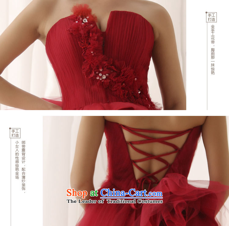 2015 New Red wedding anointed chest tolerance chest bon bon bride wedding tail wedding S1345 wine red 165-XL picture, prices, brand platters! The elections are supplied in the national character of distribution, so action, buy now enjoy more preferential! As soon as possible.