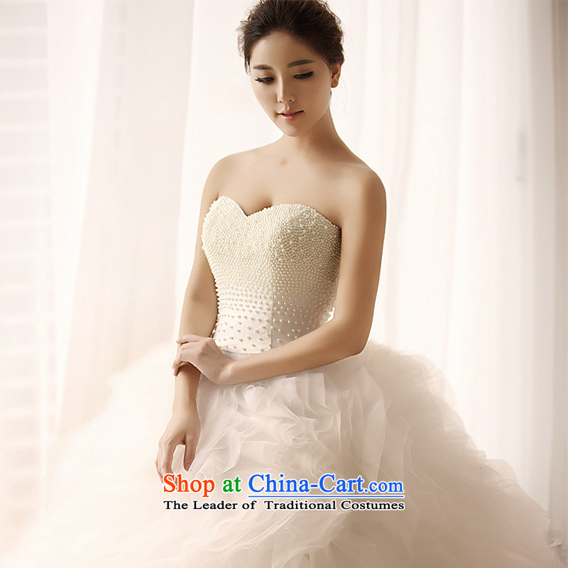 Full name of the Tribunal yuan small Heung-bride wedding dresses and chest bon bon long tail to Chun, wedding S1398 tail 165-L, 80 cm full Chamber Fong shopping on the Internet has been pressed.