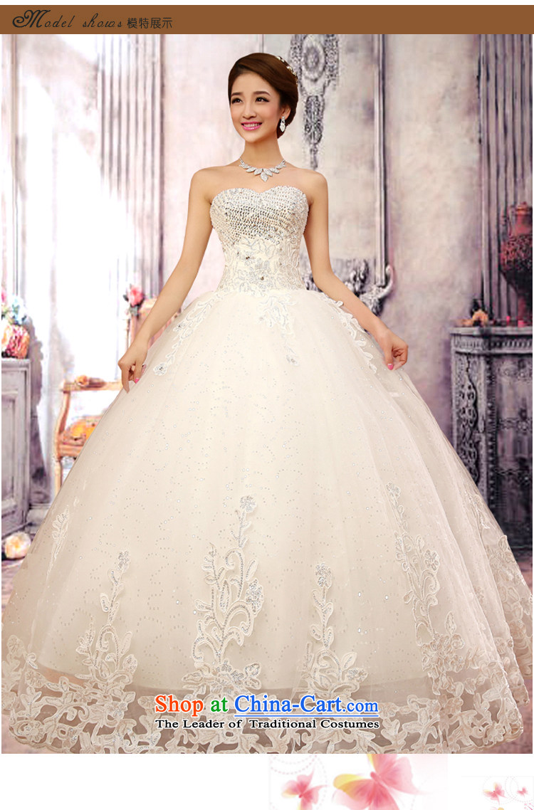 Doi m qi wedding dresses 2014 new luxury on chip water drilling Korean Princess Mary Magdalene Chest straps wedding winter Korean Bridal Suite white L picture, prices, brand platters! The elections are supplied in the national character of distribution, so action, buy now enjoy more preferential! As soon as possible.