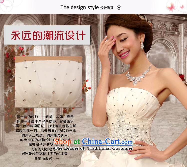 Doi m Qi Wedding 2014 new sweet retro straps and chest wedding dresses to align the Korean version of the Princess Bride wedding OSCE root yarn billowy flounces multi-storey white XL Photo, prices, brand platters! The elections are supplied in the national character of distribution, so action, buy now enjoy more preferential! As soon as possible.