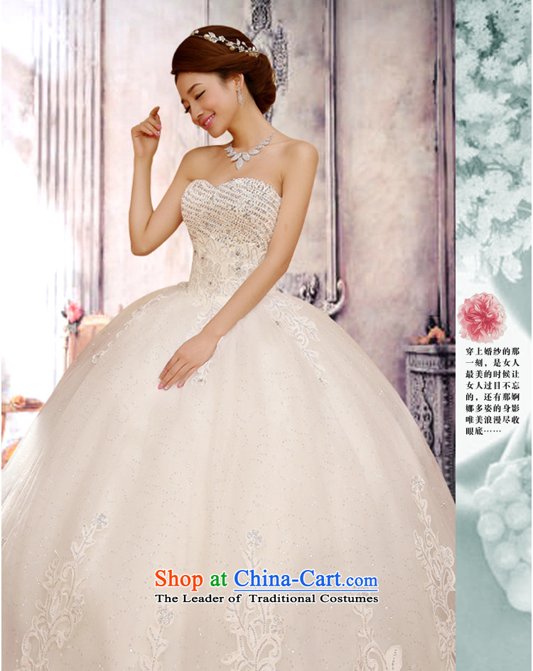 Baby bride wedding dresses 2014 new luxury water drilling Korean Princess Mary Magdalene Chest straps wedding winter Korean Bridal Suite white L picture, prices, brand platters! The elections are supplied in the national character of distribution, so action, buy now enjoy more preferential! As soon as possible.