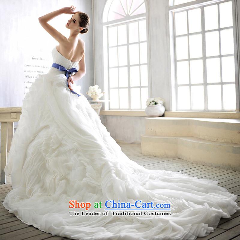 2015 new wedding western anointed chest tail can be made sweet dream wedding dresses S1366 165-L 100cm