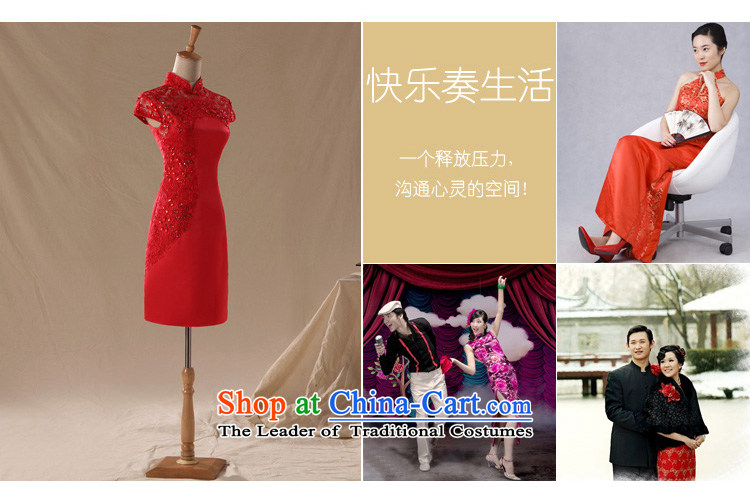 Optimize video new red QIPAO) bows service short bridal dresses XS8061 show red L picture, prices, brand platters! The elections are supplied in the national character of distribution, so action, buy now enjoy more preferential! As soon as possible.