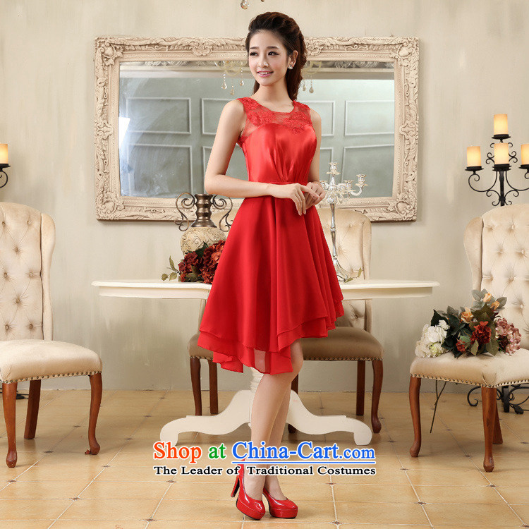 Optimize video shoulders lace red elegant, under the rules of the small dress bride dress YH10011 RED L picture, prices, brand platters! The elections are supplied in the national character of distribution, so action, buy now enjoy more preferential! As soon as possible.