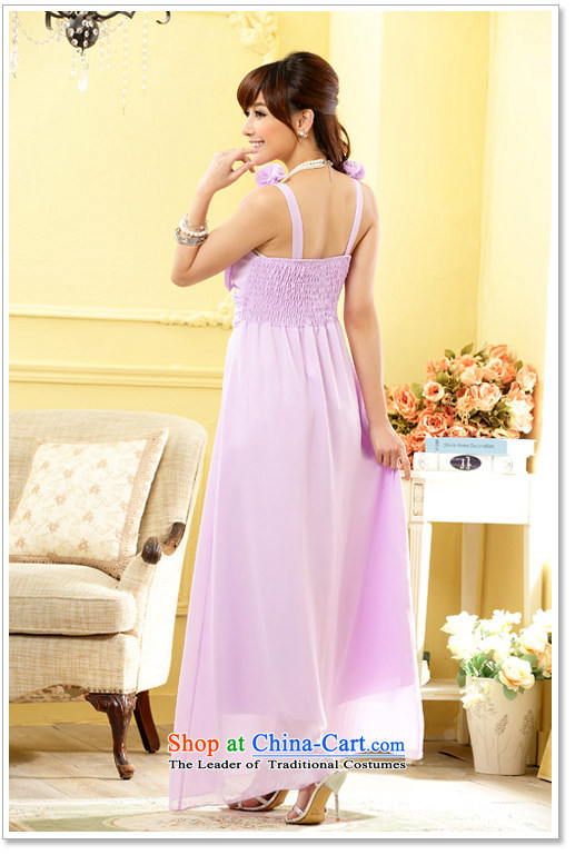 The end of the light (MO) Heung-yeon QIAN sweet sister skirt foutune graphics high manually shoulder flower V-Neck gown dresses purple will pictures, prices, brand platters! The elections are supplied in the national character of distribution, so action, buy now enjoy more preferential! As soon as possible.