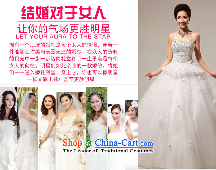 Optimize video new Korean Princess graphics to align drill flash thin bon bon bride wedding dresses XS8052 white L picture, prices, brand platters! The elections are supplied in the national character of distribution, so action, buy now enjoy more preferential! As soon as possible.