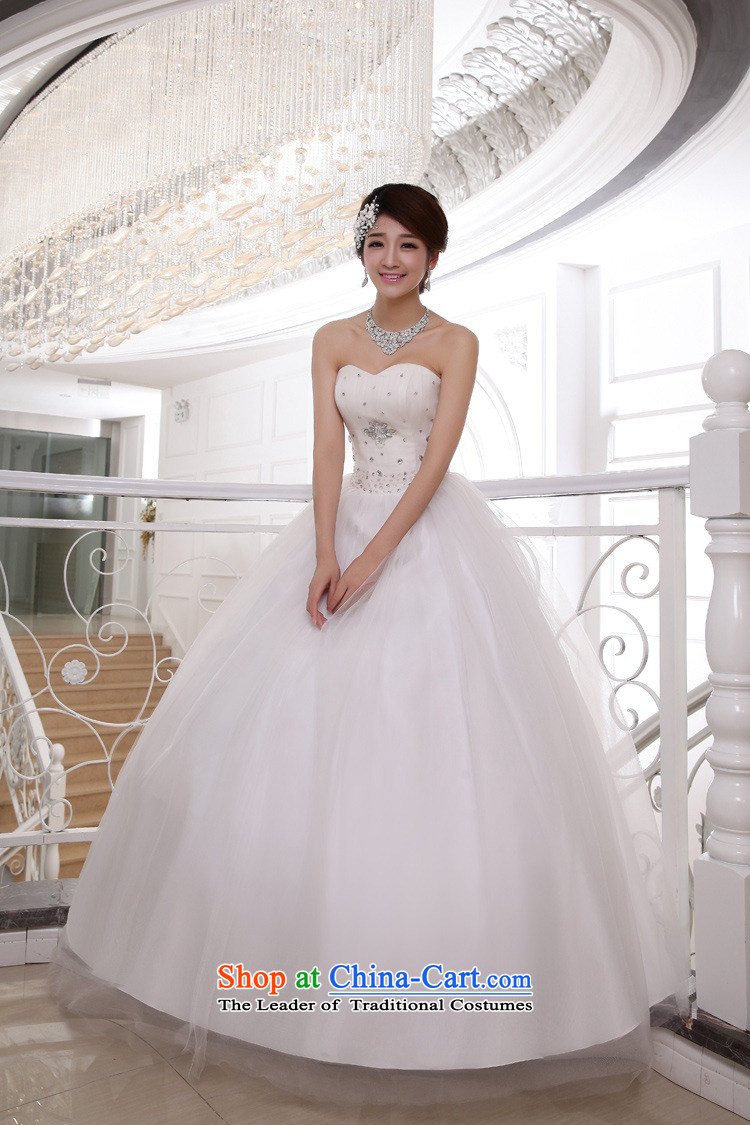 Taiwan's 2014 Korean style wedding dresses bride anointed chest straps flash XS19177 wedding White M pictures, prices, brand platters! The elections are supplied in the national character of distribution, so action, buy now enjoy more preferential! As soon as possible.