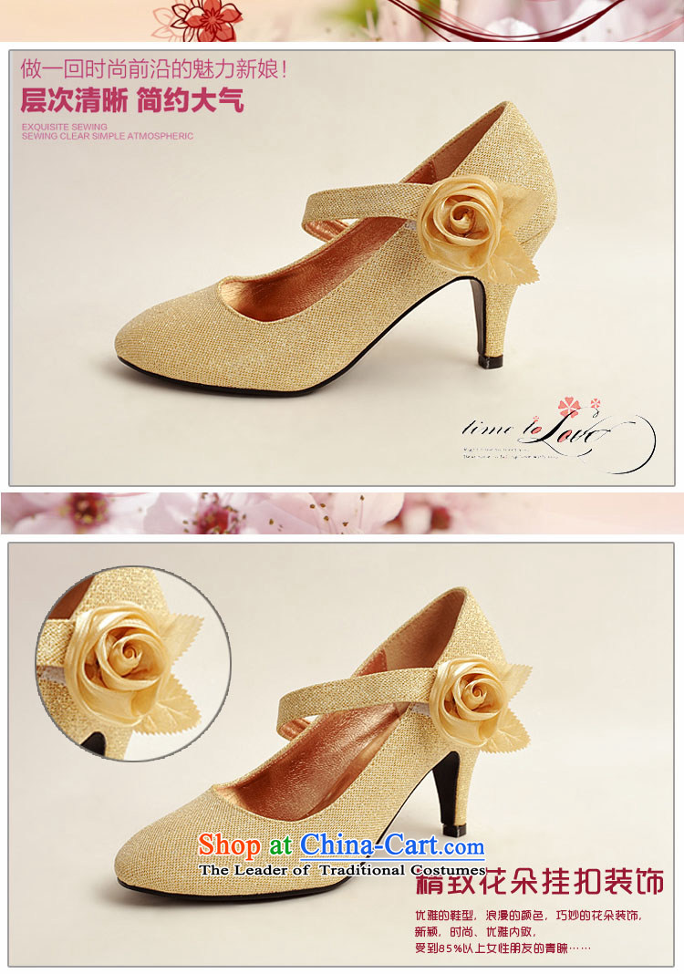 Doi m Qi, Pretty Pink gold with single side Golden Rose bride marriage shoes, Photo Album shoes DXZ1006 performances marriage Gold Golden 37 pictures, prices, brand platters! The elections are supplied in the national character of distribution, so action, buy now enjoy more preferential! As soon as possible.
