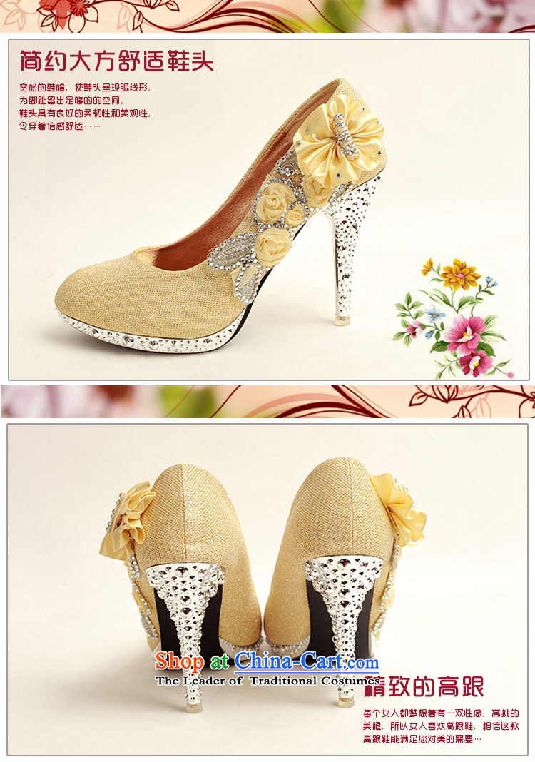 Doi m qi 2014 womens single shoe on the new chip ultra noble water drilling marriage shoes bride shoes gold legrix round head high heels DXZ10014 Golden 38 pictures, prices, brand platters! The elections are supplied in the national character of distribution, so action, buy now enjoy more preferential! As soon as possible.