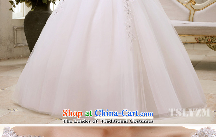 Align the shoulder of the word tslyzm to drag the tail wedding dresses 2015 autumn and winter in new long-sleeved marriages water drilling lace skirt to align the white M picture, prices, brand platters! The elections are supplied in the national character of distribution, so action, buy now enjoy more preferential! As soon as possible.