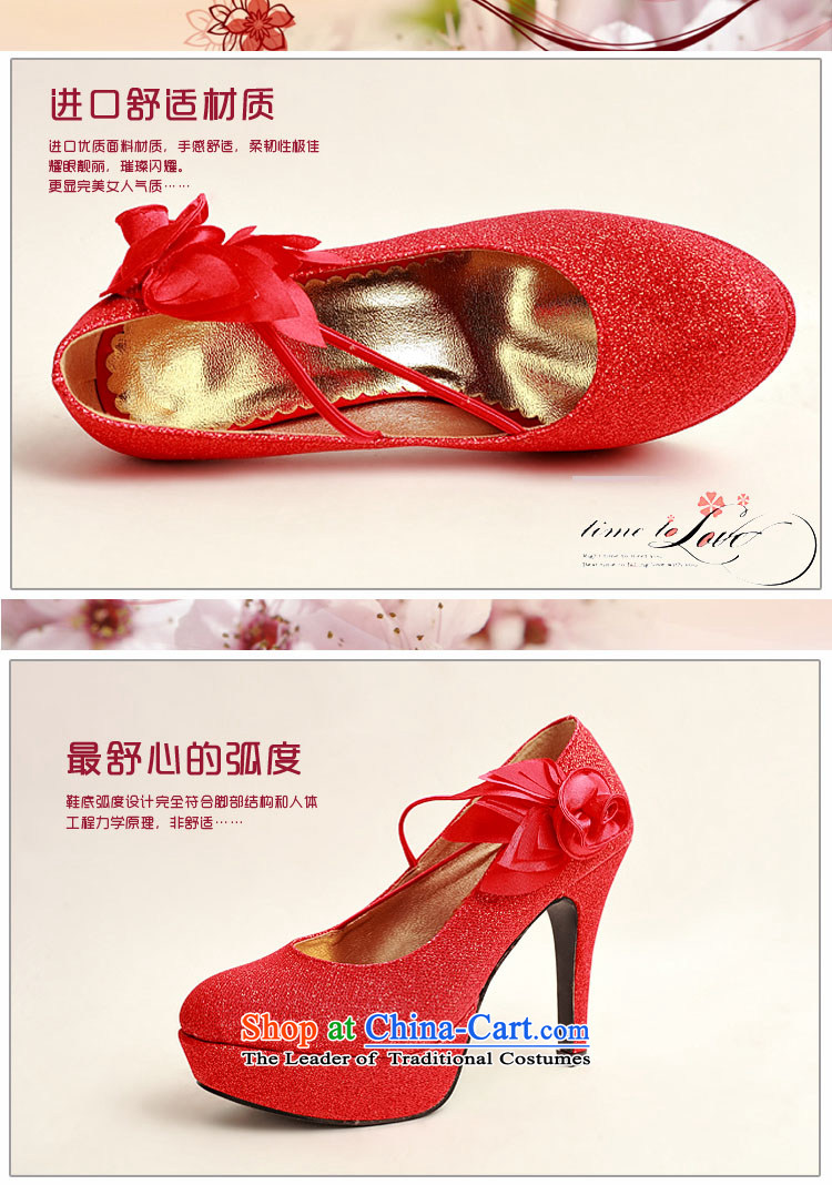 Doi m qi new wedding dresses shoes sweet marriage shoes shoes bride shoes banquet waterproof desktop high-heel shoes womens single red red 35 pictures, prices, brand platters! The elections are supplied in the national character of distribution, so action, buy now enjoy more preferential! As soon as possible.