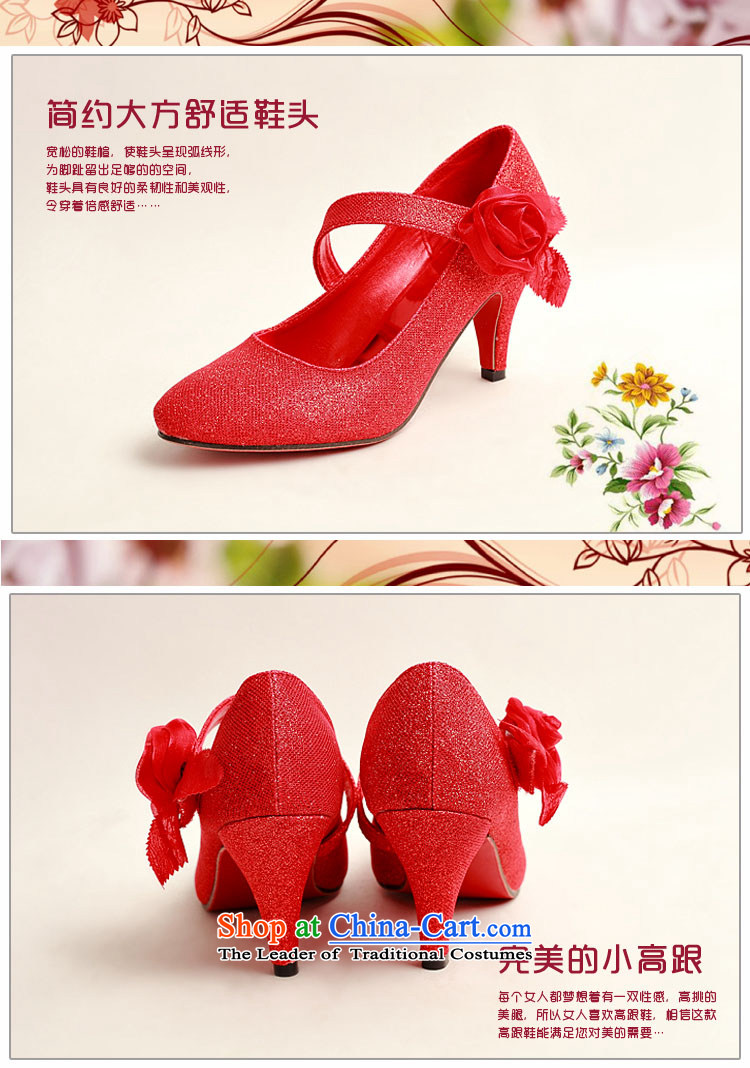 The new bride treasure Red Toner, single side red rose bride marriage shoes, Photo Album shoes DXZ1007 marriage show red 36 pictures, prices, brand platters! The elections are supplied in the national character of distribution, so action, buy now enjoy more preferential! As soon as possible.