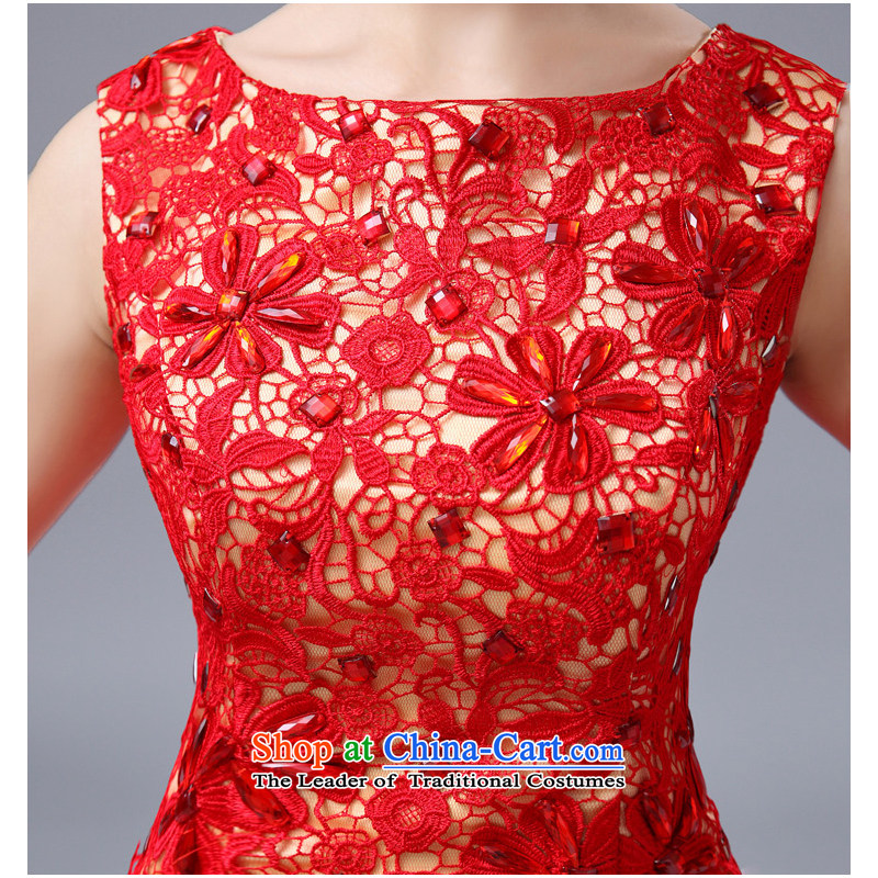 Shared the new bride guijin2014 Keun-young wedding dress irrepressible embroidery spent more stylish long evening dresses 6 large red L code from Suzhou shipment, shared Keun (guijin) , , , shopping on the Internet