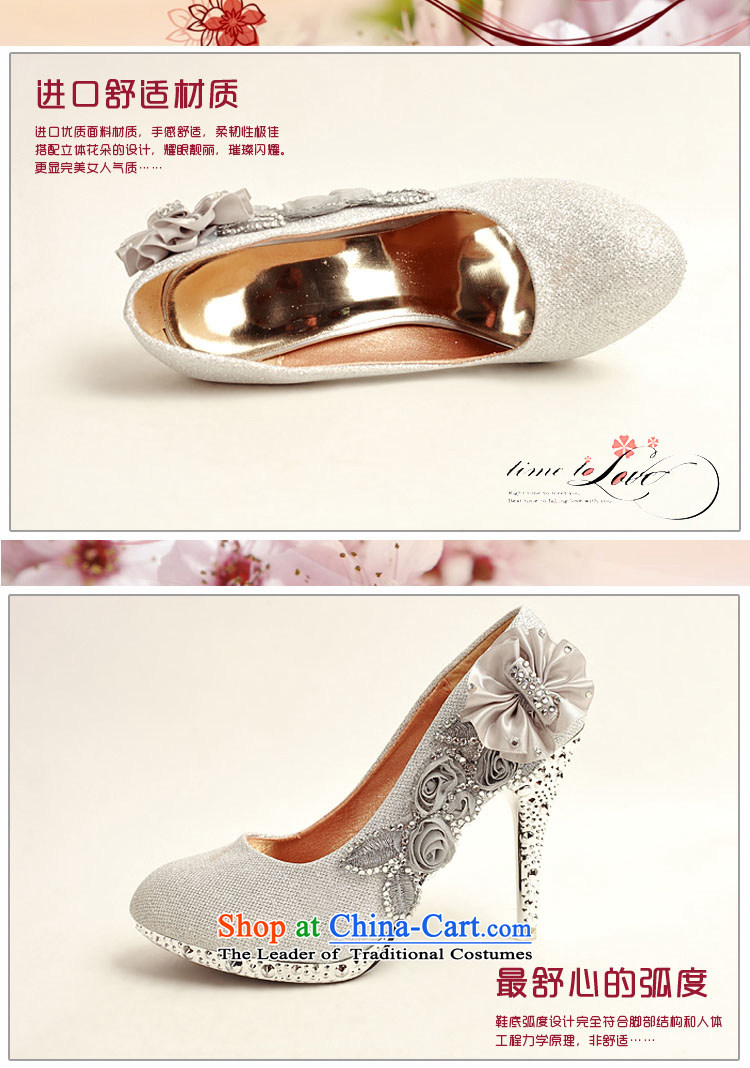 Baby girl single shoes bride 2014 new on-chip ultra-high water drilling marriage shoes bride shoes silver legrix round head high heels DXZ10013 silver 35 pictures, prices, brand platters! The elections are supplied in the national character of distribution, so action, buy now enjoy more preferential! As soon as possible.