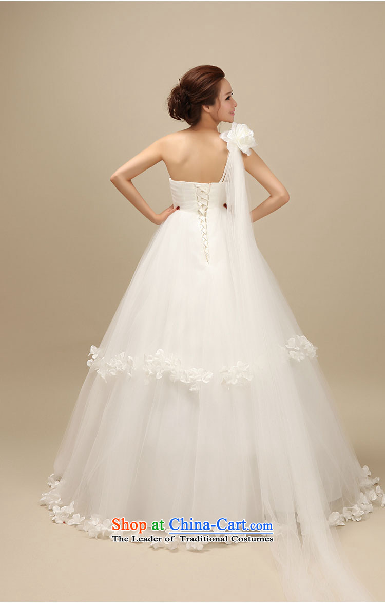  The 2014 Korean-style bride treasure elegant new single shoulder pregnant women high waist wedding Korean small align minimalist tail wedding to align the trailing M picture, prices, brand platters! The elections are supplied in the national character of distribution, so action, buy now enjoy more preferential! As soon as possible.