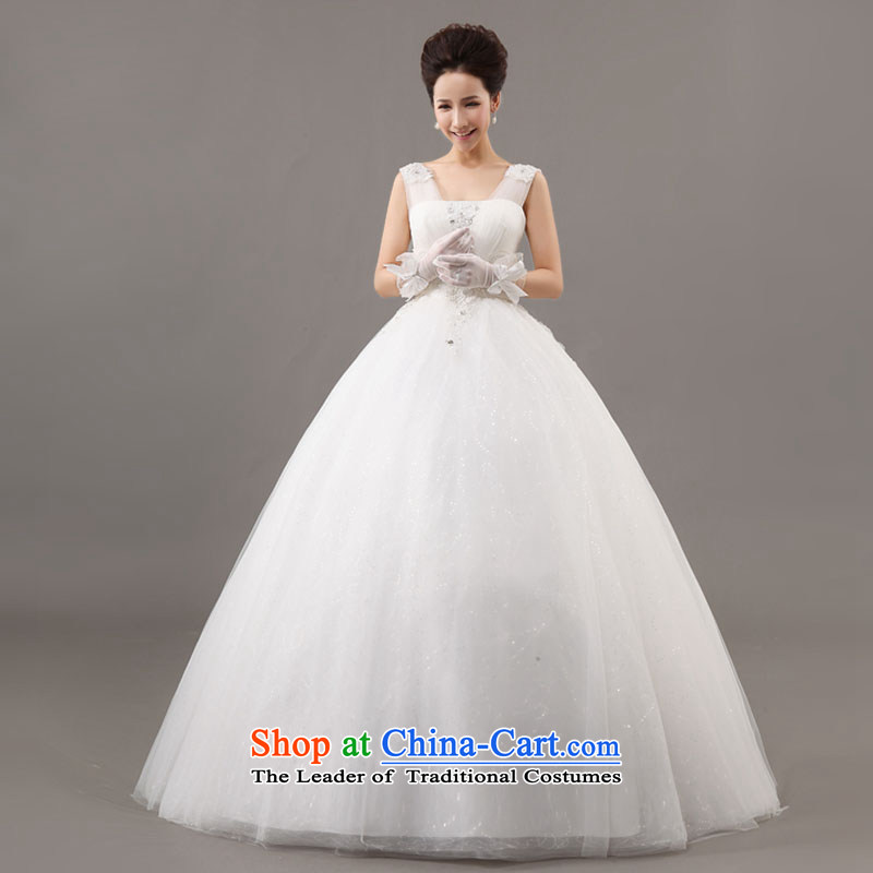 Baby bride wedding new spring 2014 Korean brides white field shoulder binding betrothal yarn large wedding to align the long white S, darling Bride (BABY BPIDEB) , , , shopping on the Internet