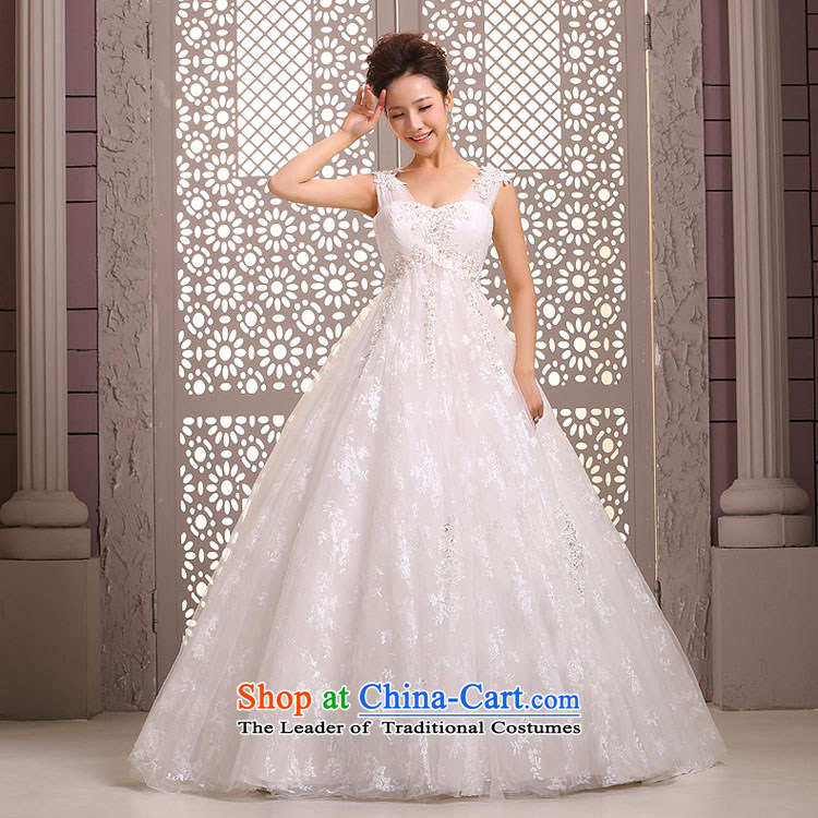 Doi m qi wedding dresses new 2014 Korean marriages shoulders to align the diamond wedding dresses winter White XXL pregnant women picture, prices, brand platters! The elections are supplied in the national character of distribution, so action, buy now enjoy more preferential! As soon as possible.
