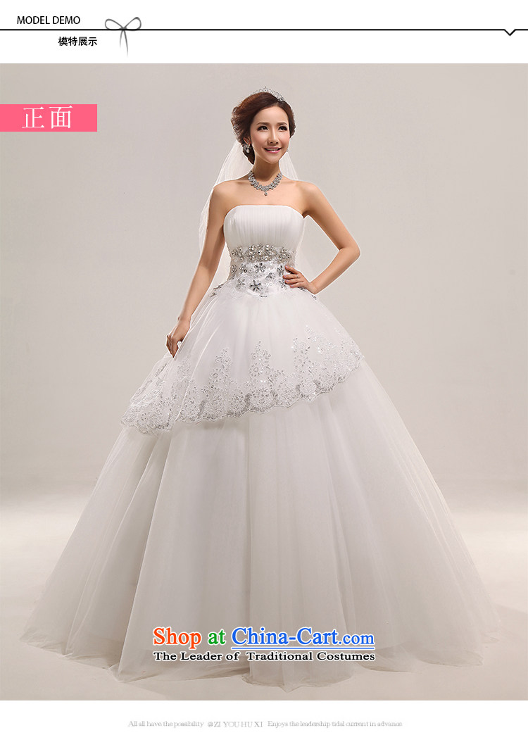 Doi m qi wedding dresses 2014 new lace Korean sweet Princess Mary Magdalene chest diamond alignment marry wedding White M pictures, prices, brand platters! The elections are supplied in the national character of distribution, so action, buy now enjoy more preferential! As soon as possible.