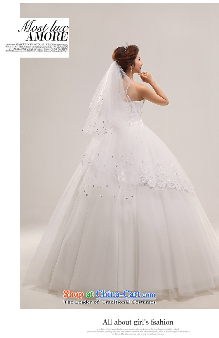 Doi m qi wedding dresses 2014 new lace Korean sweet Princess Mary Magdalene chest diamond alignment marry wedding White M pictures, prices, brand platters! The elections are supplied in the national character of distribution, so action, buy now enjoy more preferential! As soon as possible.