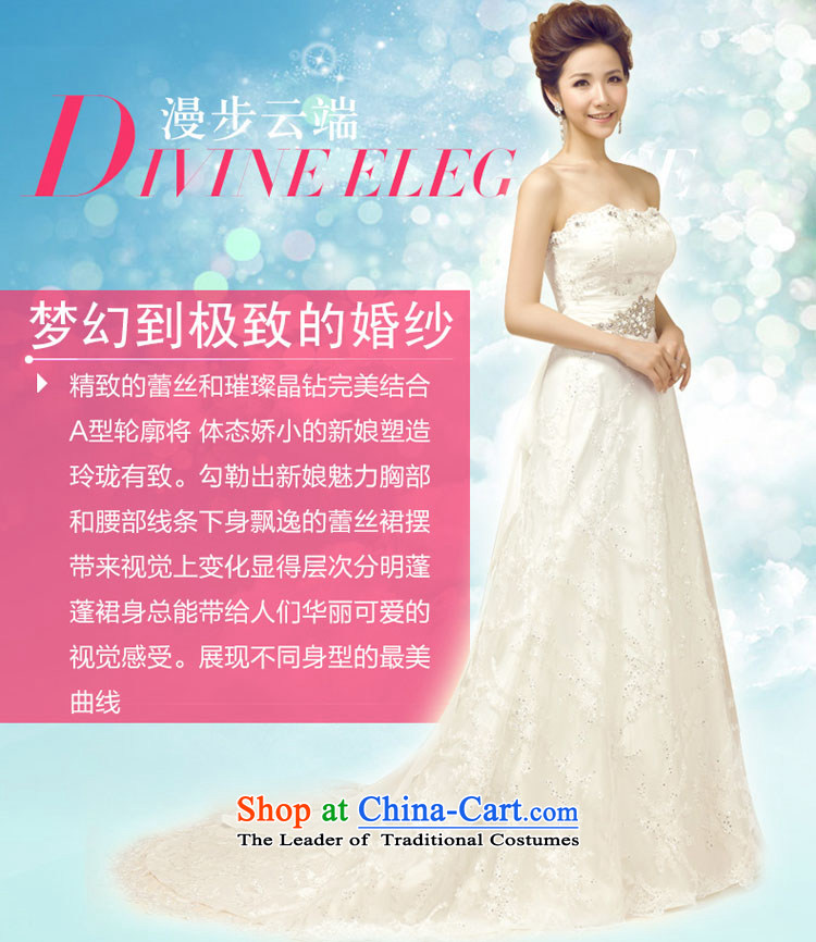 Doi m qi bride wedding dresses 2014 new Korean version of large numbers of marriage with his chest deluxe tail wedding White XL pictures, pregnant women price, brand platters! The elections are supplied in the national character of distribution, so action, buy now enjoy more preferential! As soon as possible.