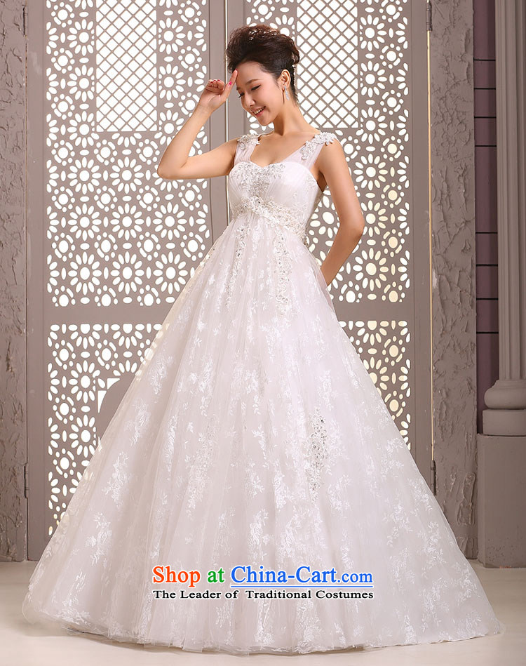 Baby bride wedding dresses new 2014 Korean marriages shoulders to align the diamond wedding dresses, white winter pregnant women XL Photo, prices, brand platters! The elections are supplied in the national character of distribution, so action, buy now enjoy more preferential! As soon as possible.